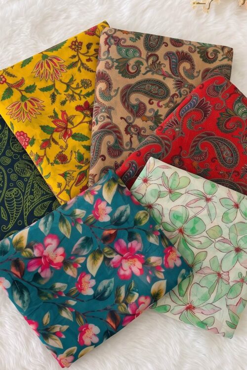 Premium Georgette Digital Print Fabrics