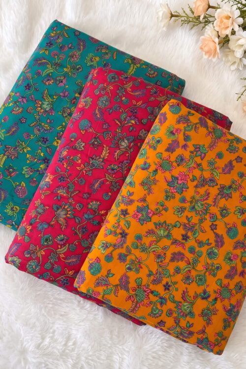 Premium Lizibizi Cotton Floral Print Fabric